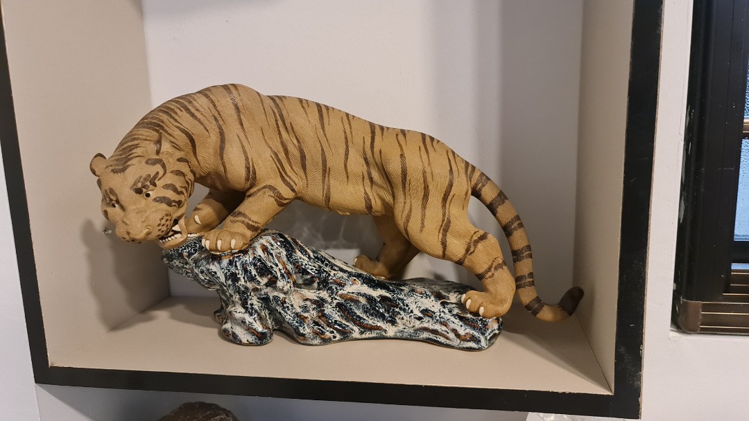 Vintage Roaring Tiger Statue – Georgie's NYC