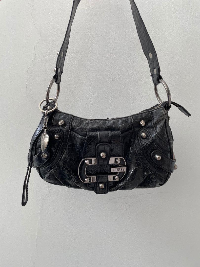Guess Vintage Y2K black Shaman Crescent Hobo bag - $75 - From