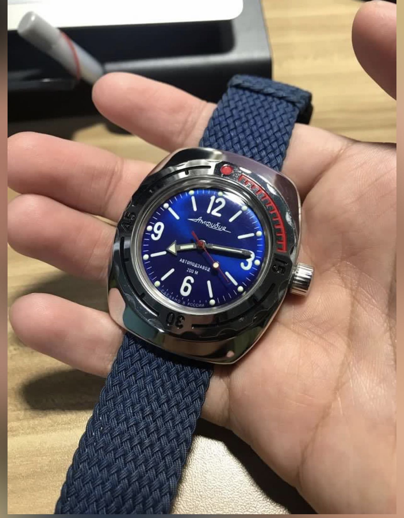 Vostok Amphibia 090 2415 Men s Fashion Watches Accessories