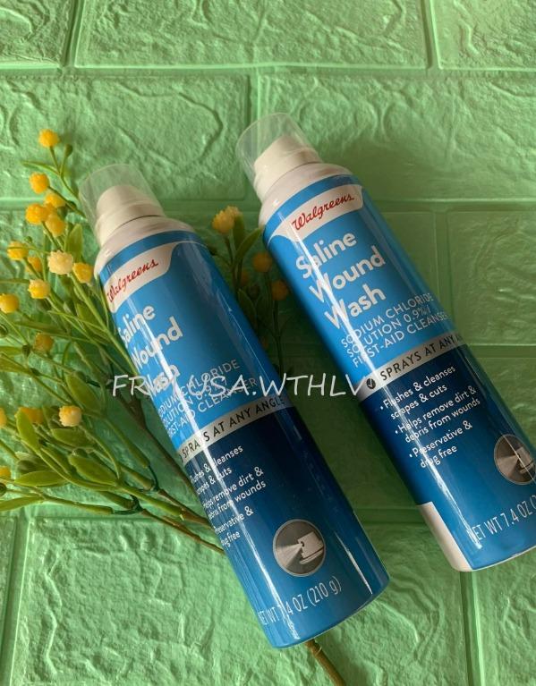 Walgreens Saline Wound Wash, Beauty & Personal Care, Sanitizers ...