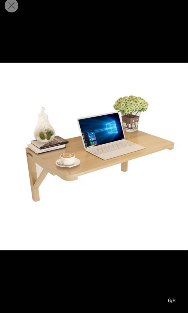 Wall Mount foldable table (Category: Tables & Sets) located in Singapore. Submitted by tmeisi (Listing ID 1163307166, Image 1). Description: Dim 80x 50 Good condition All mounting screws together Self collect 652451.