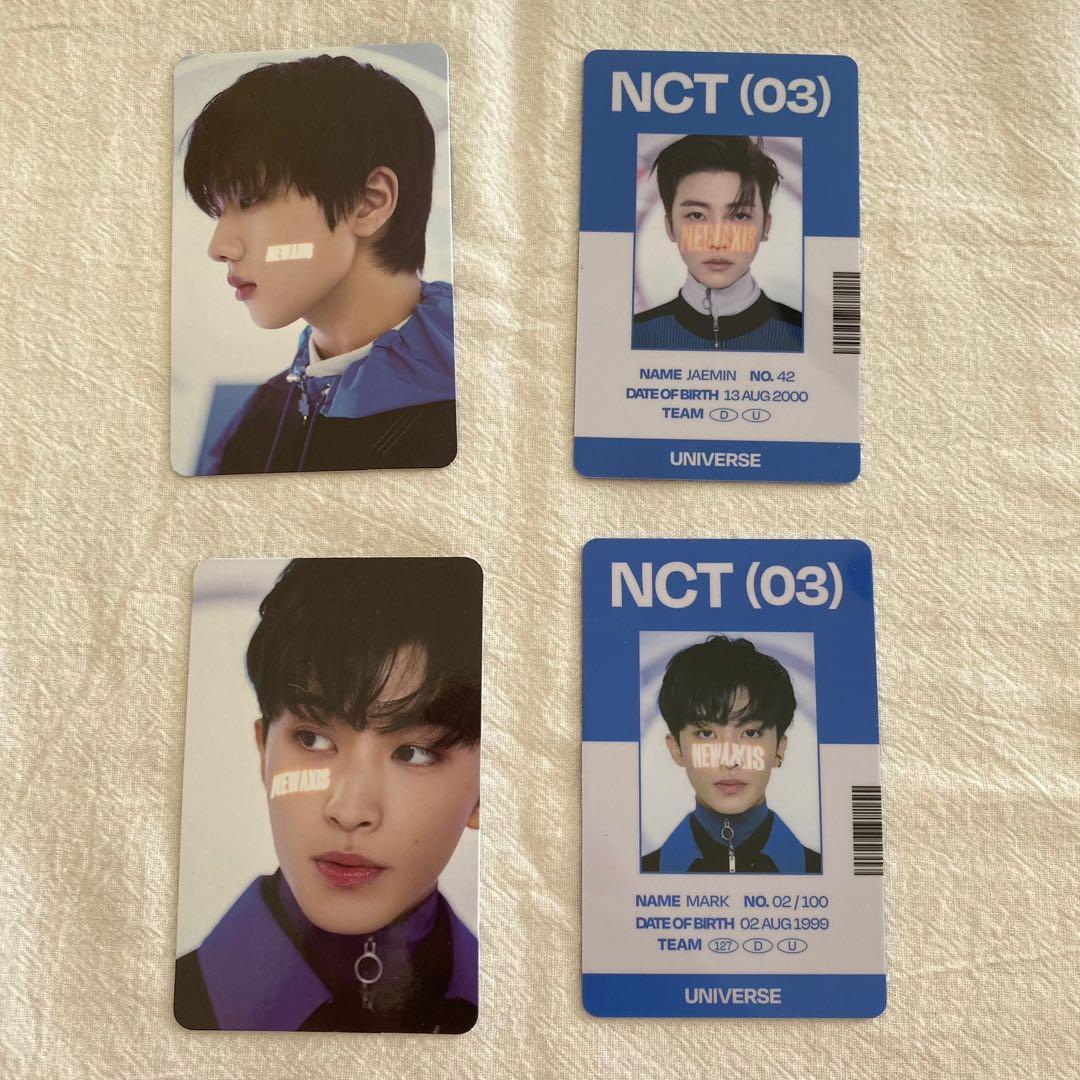 [wts] nct 2021 universe trading pcs id card + concept card pc: jisung ...