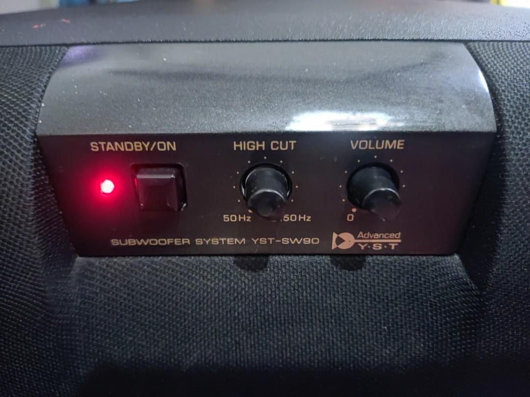 YAMAHA YSTSW90 Powered Subwoofer (Black), Audio, Soundbars, Speakers