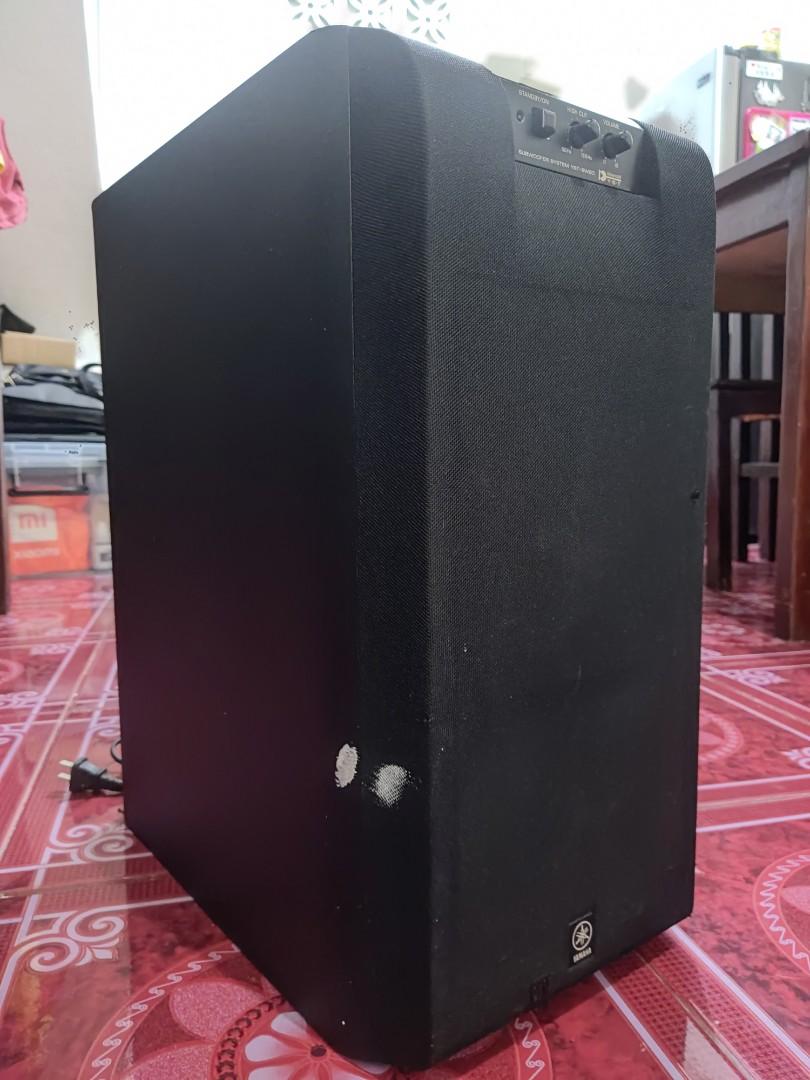 YAMAHA YSTSW90 Powered Subwoofer (Black), Audio, Soundbars, Speakers