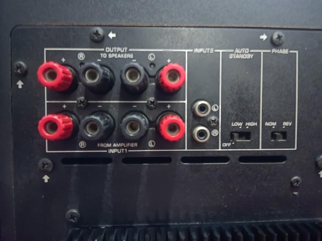 YAMAHA YSTSW90 Powered Subwoofer (Black), Audio, Soundbars, Speakers