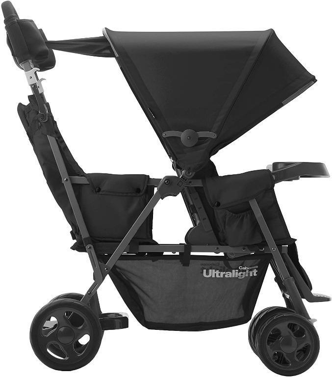 Amazon Joovy Caboose Graphite Double Stroller Tandem Stroller