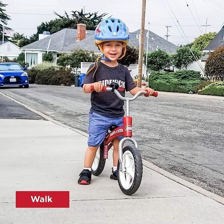 YBR Radio Flyer Glide Go Balance Bike Red Bicycle Babies Kids Infant Playtime on Carousell