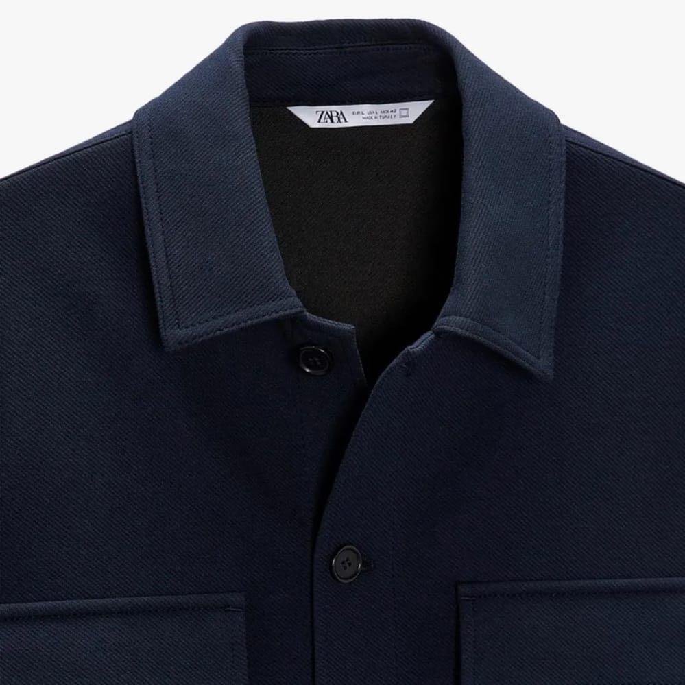 Zara Comfort Jacket with Pockets, Fesyen Pria, Pakaian , Baju Luaran di