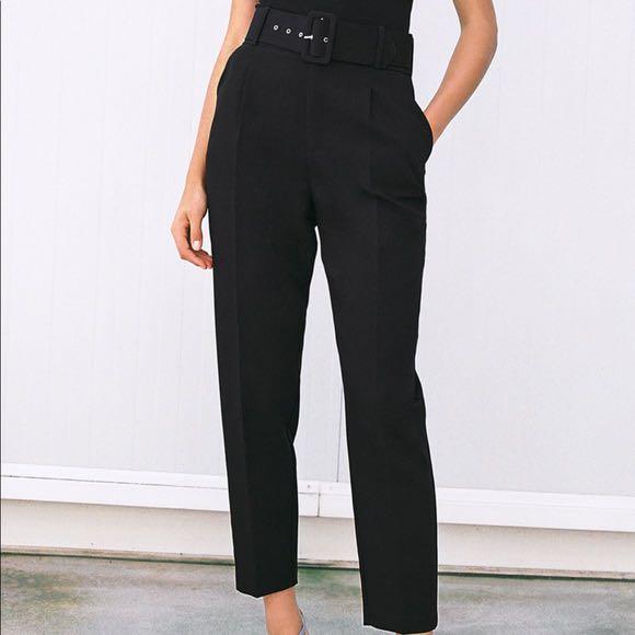 Belted formal pants From Zara – HighBuy