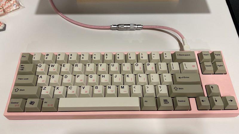 NEW] 21kb Japanese / Korean (Pink) Keycap Set , Computers & Tech 
