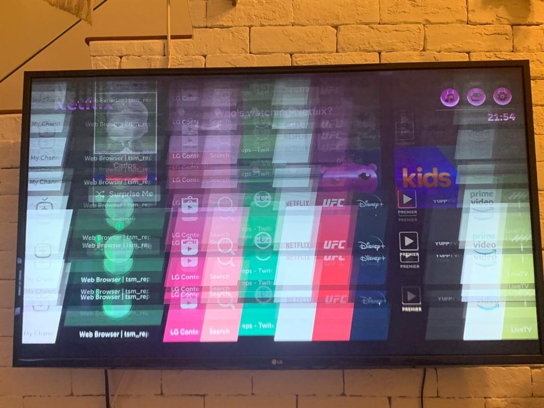 49" LG Television w/ Defect, TV & Home Appliances, TV & Entertainment