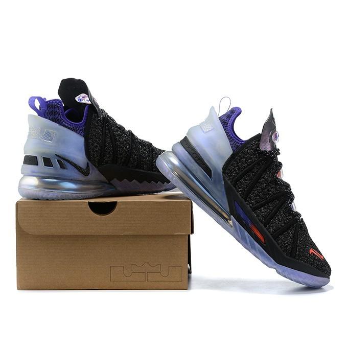 Authentic Nike Lebron James XV111 black red purple Air Cushion