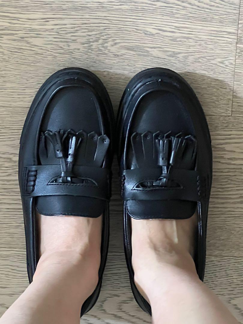 日本限定converse all star coupe loafer, 女裝, 鞋, 平底鞋