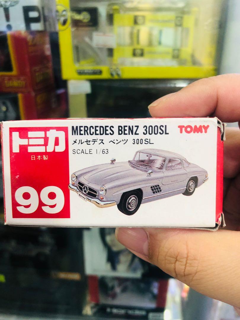 現貨Tomy Tomica 99 Mercedes Benz 300SL 日本製日制盒有少殘, 興趣及