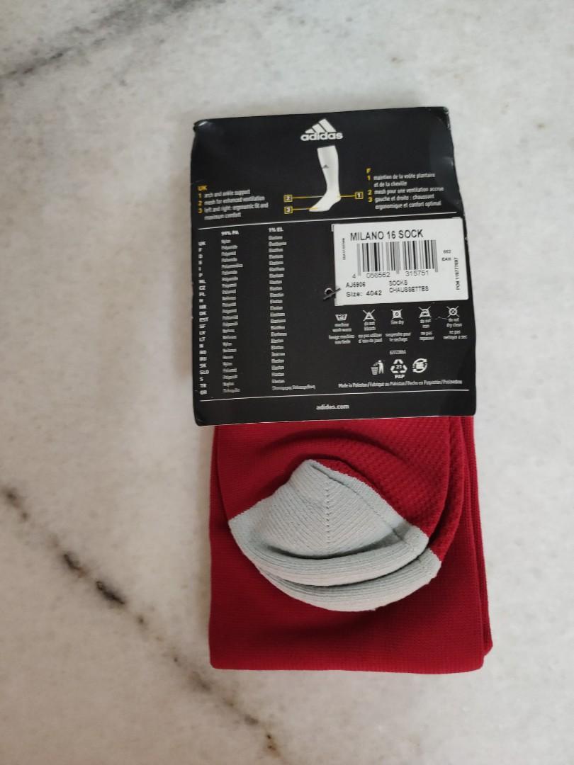 Adidas football discount sock sizes