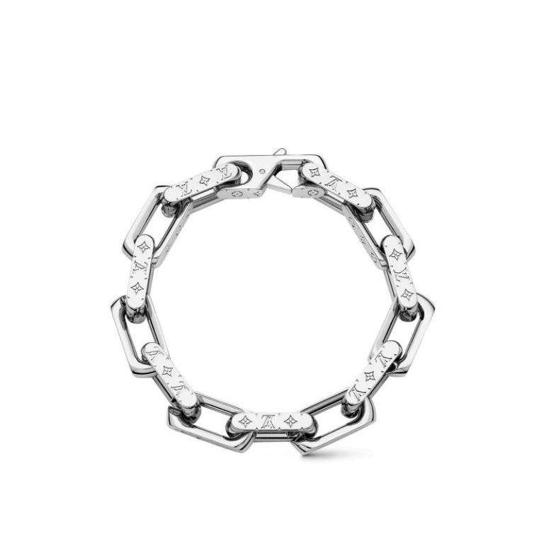 Louis Vuitton M68353 Bra Thread Plus Vendome Chain Bracelet No.458
