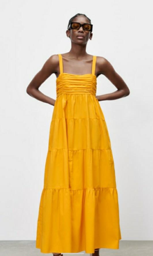 Zara poplin panelled dress Sale