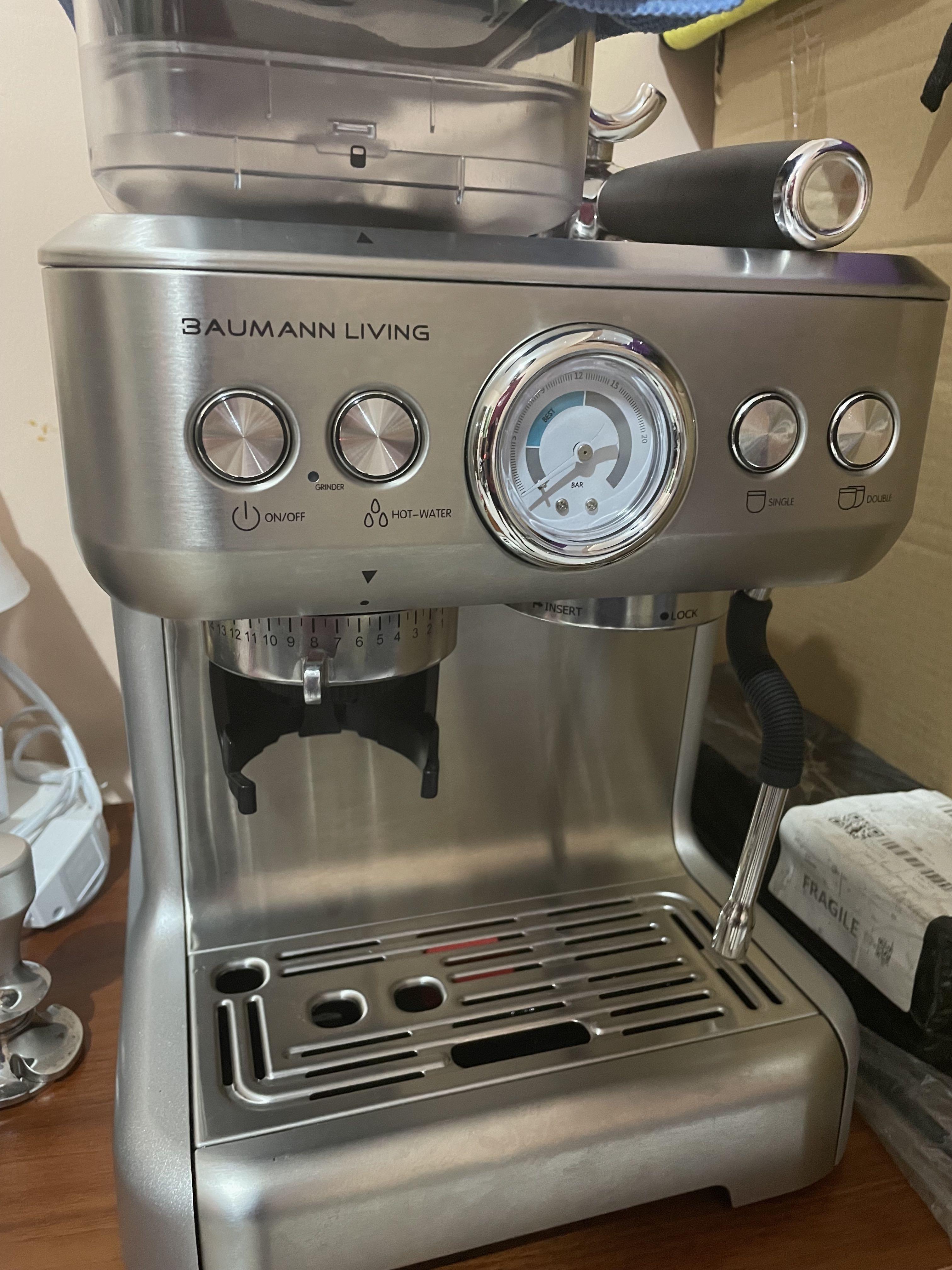 RUSH SALE Baumann Proffessional Espresso Machine, TV & Home Appliances