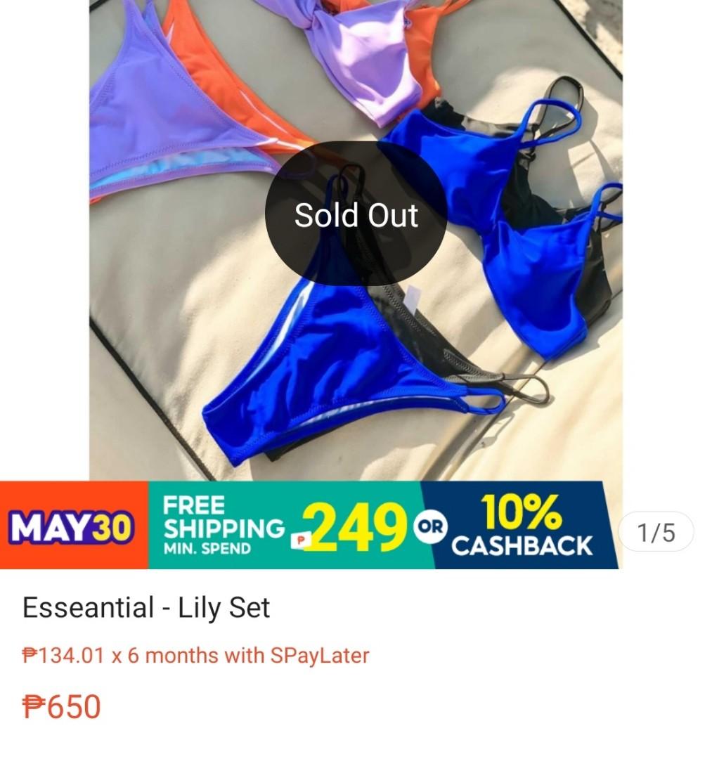 Blue Bikini Medium, Women's Fashion, Swimwear, Bikinis & Swimsuits on