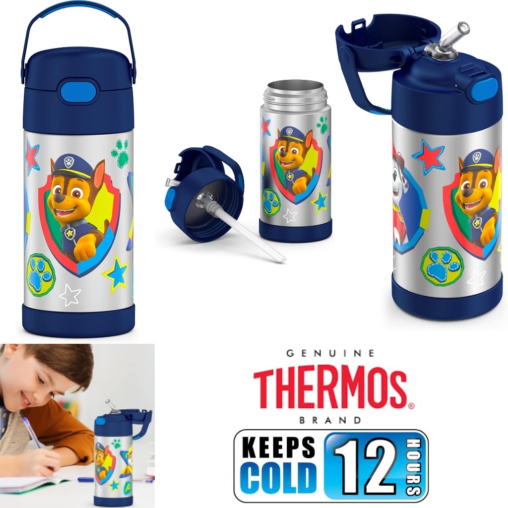 BN Thermos Funtainer 12 Ounce Water Bottle, Paw Patrol, Babies & Kids