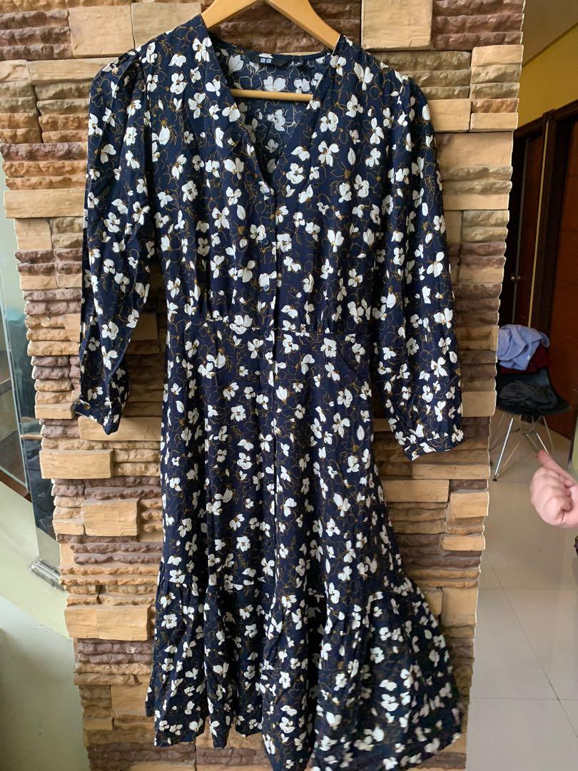 Uniqlo floral dress sale