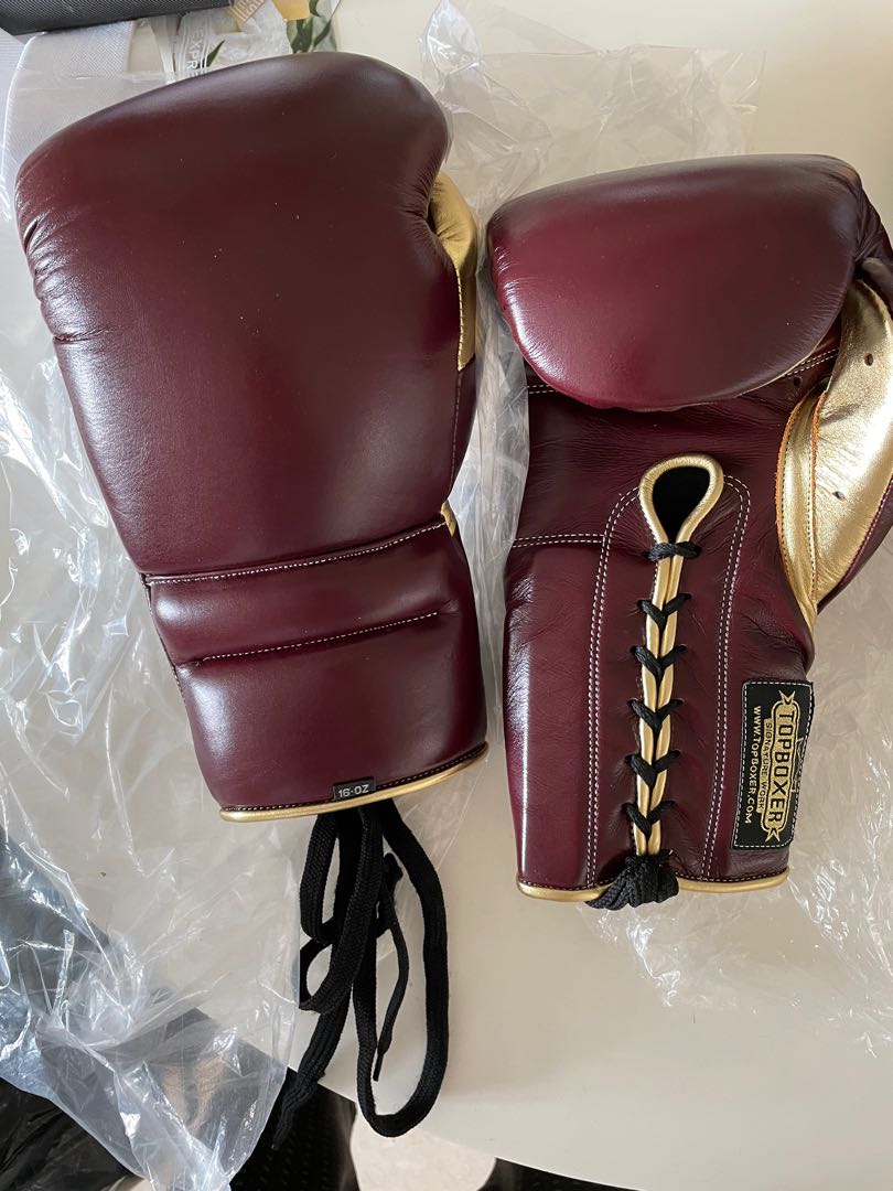LONGNUAMBOYZ LEATHER BOXING GLOVE HOOK & LOOP, Sports Equipment, Other  Sports Equipment and Supplies on Carousell