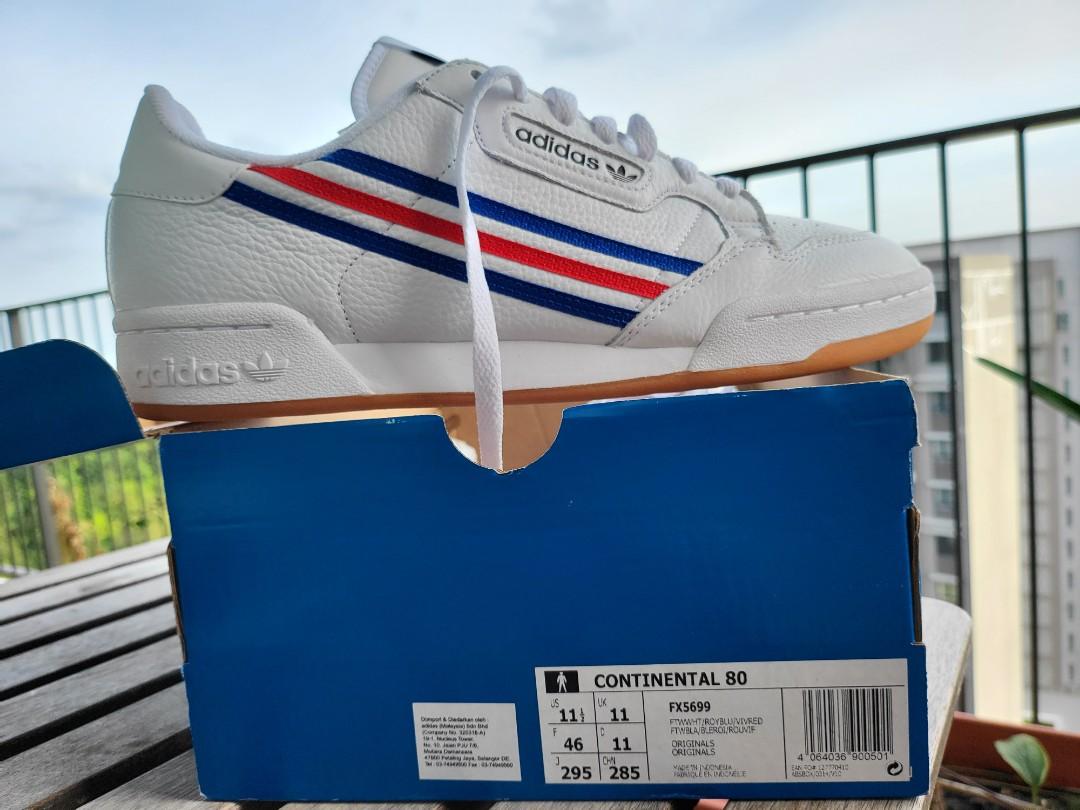 Cliente Eficiente Señora Brand new Adidas Continental 80 US11.5/UK11 for sale, Men's Fashion,  Footwear, Sneakers on Carousell