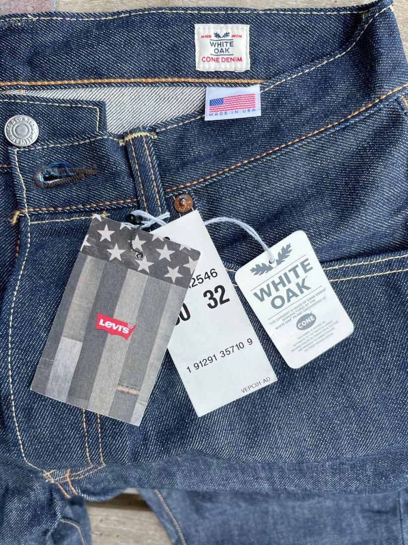 Levi's 501 (Made in USA) White Oak Cone Denim BNWT not LVC Big E, Men's  Fashion, Bottoms, Jeans on Carousell