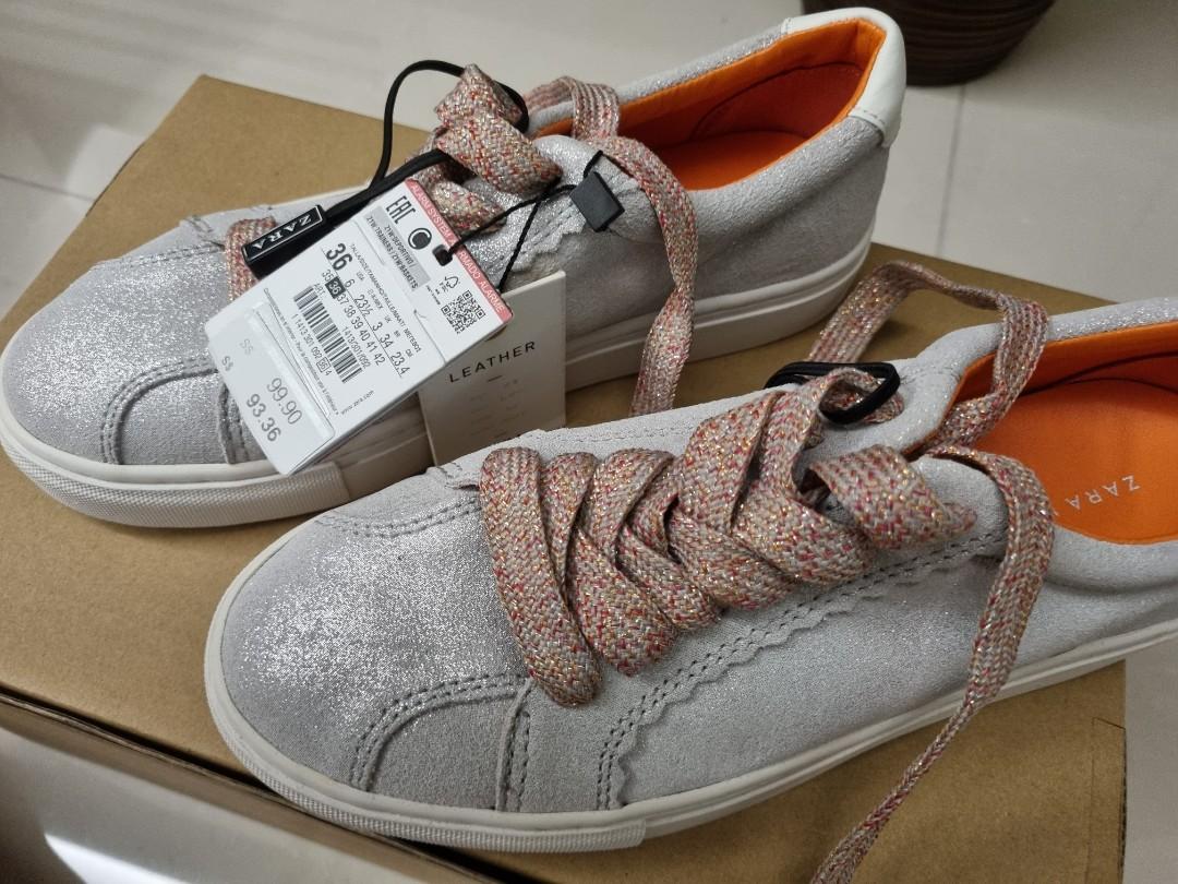 Zara glitter sneakers clearance