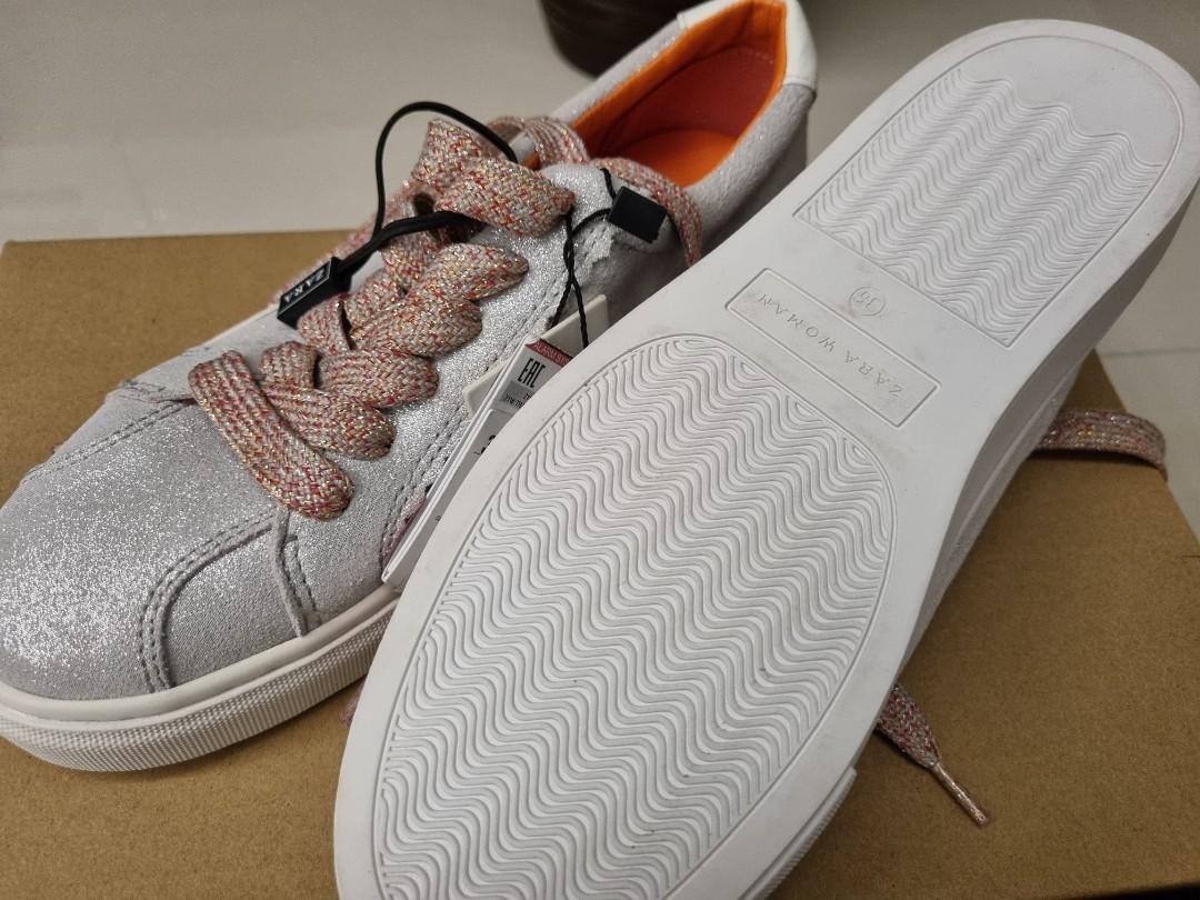 Zara glitter sneakers sale