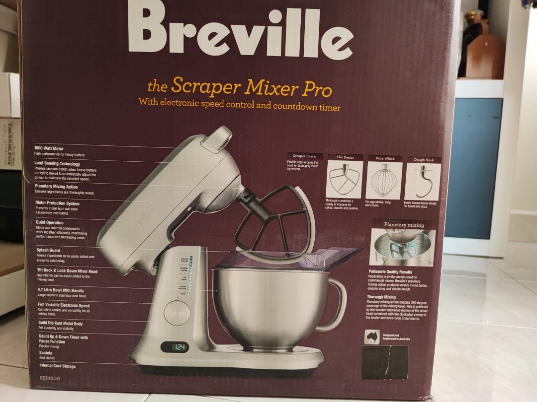 Breville the Scraper Mixer Pro BEM800 Review, Best kitchen stand mixers
