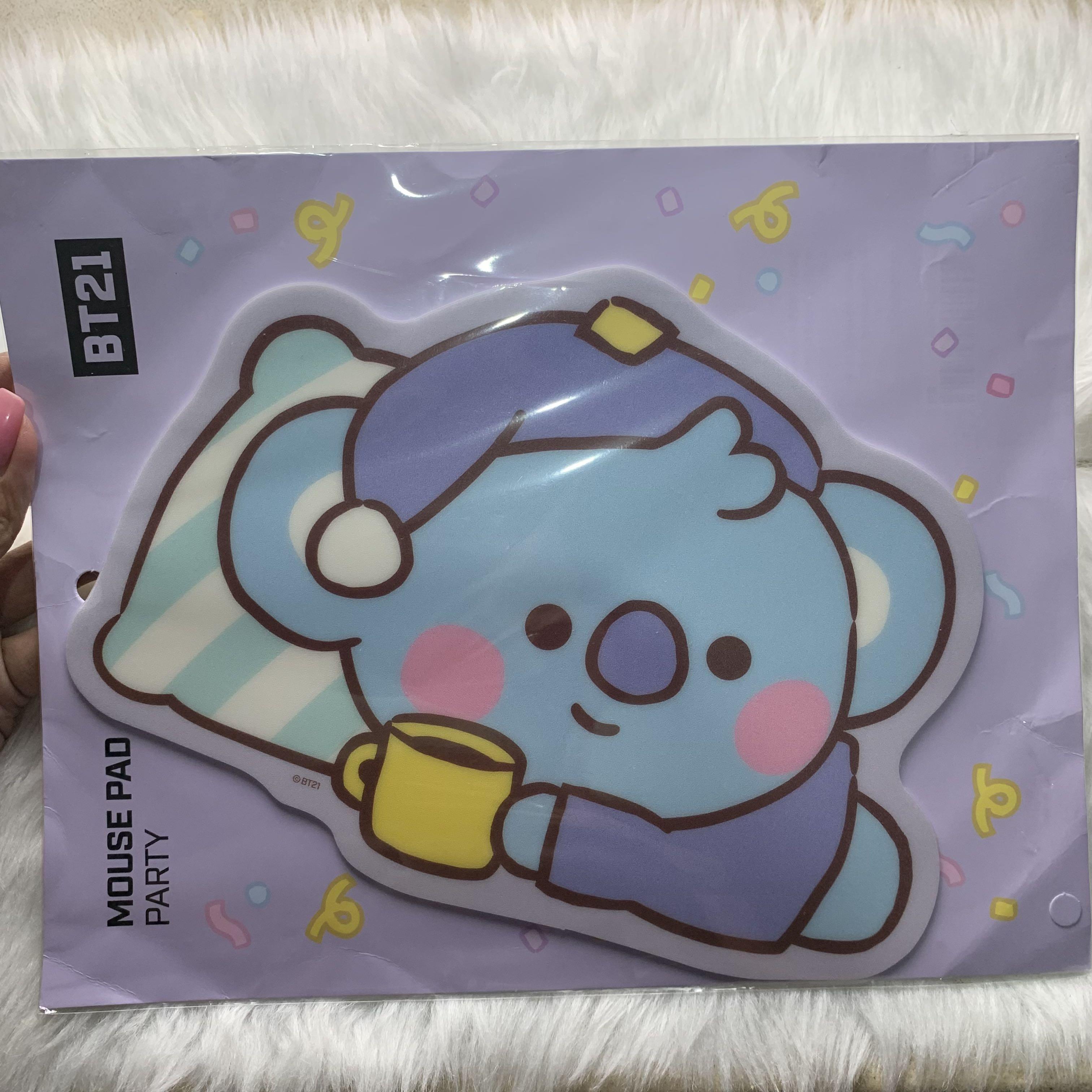 BT21 Koya Mouse Pad (Category: Mouse & Mousepads) located in Las Pinas. Submitted by tyrastyle (Listing ID 1163495887, Image 1). Description: Authentic from South Korea ₱450 only Onhand Addtl 4.24% fee for shopee checkout Pm me for more details 💯.