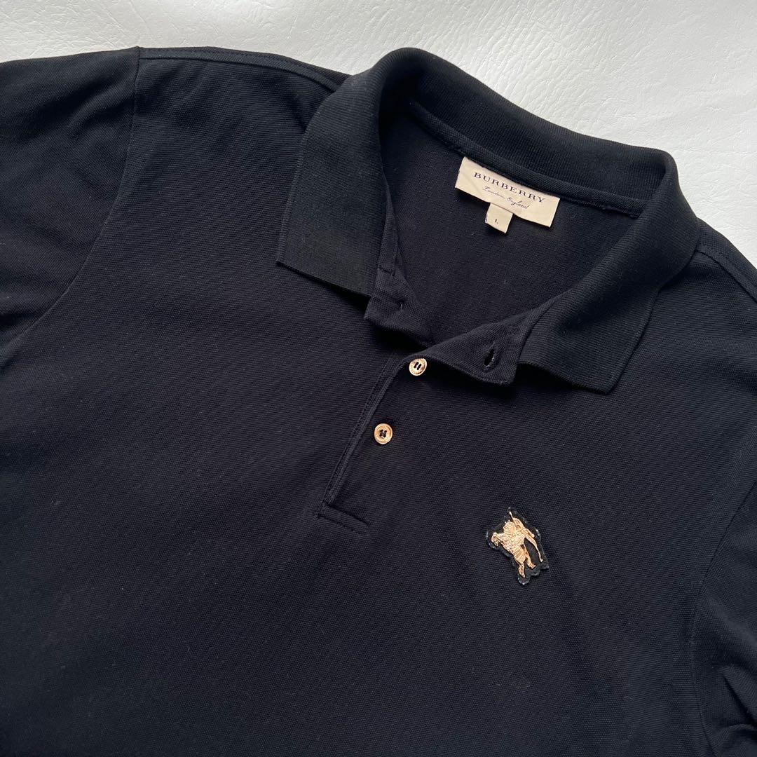 Burberry t shirt with metal on sale logo