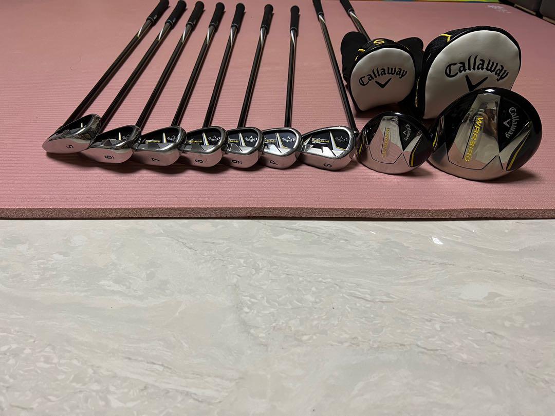 Callaway Warbird Irons Set with Wood & Driver, Sports Equipment, Sports