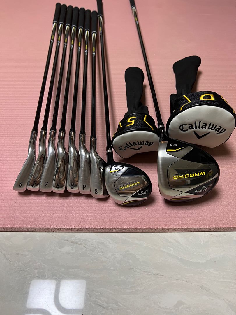 Callaway Warbird Irons Set with Wood & Driver, Sports Equipment, Sports