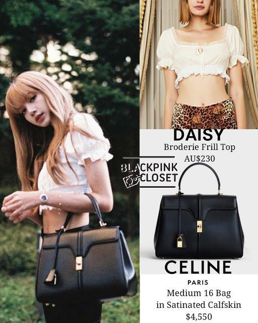 Celine Medium 16 Bag in Natural Calfskin - Lisa (Blackpink)