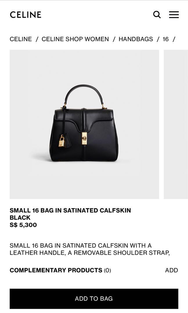 Celine 16 bag price cheap