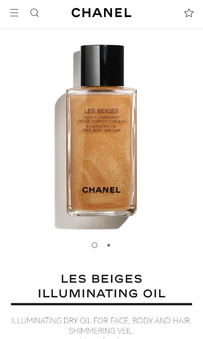CHANEL Les Beiges Illuminating Oil, Beauty & Personal Care, Bath & Body,  Body Care on Carousell