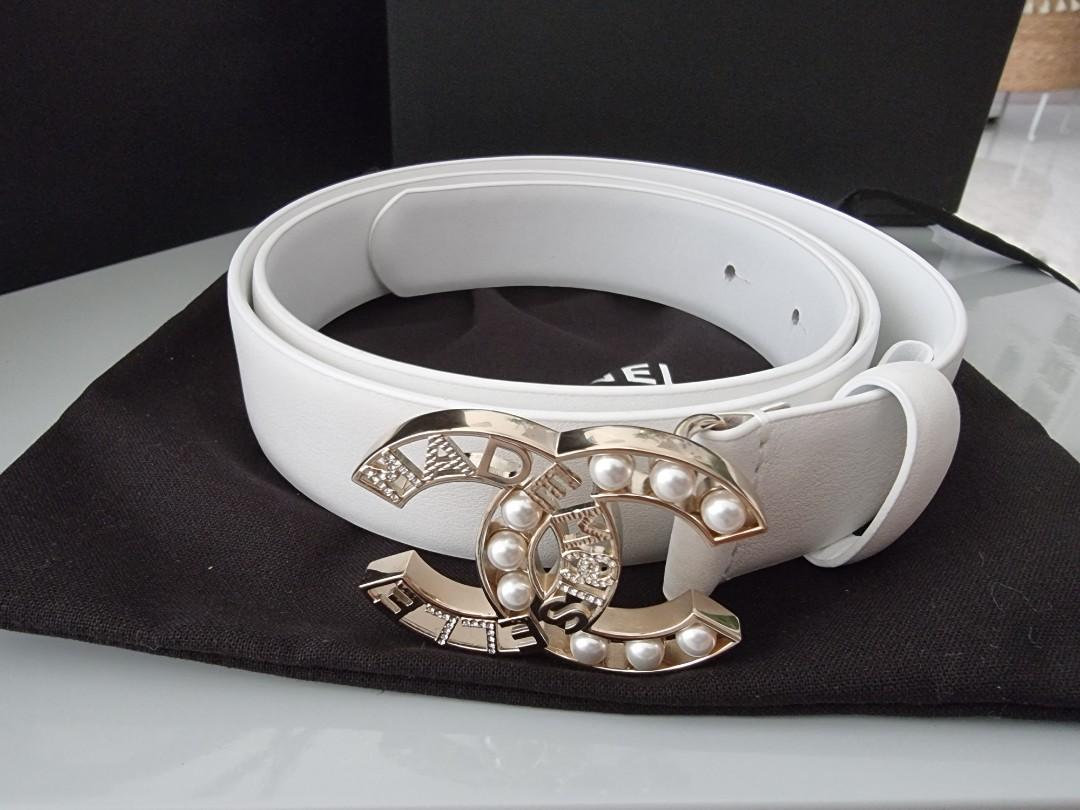 Chanel white belt- Authentic BNIB