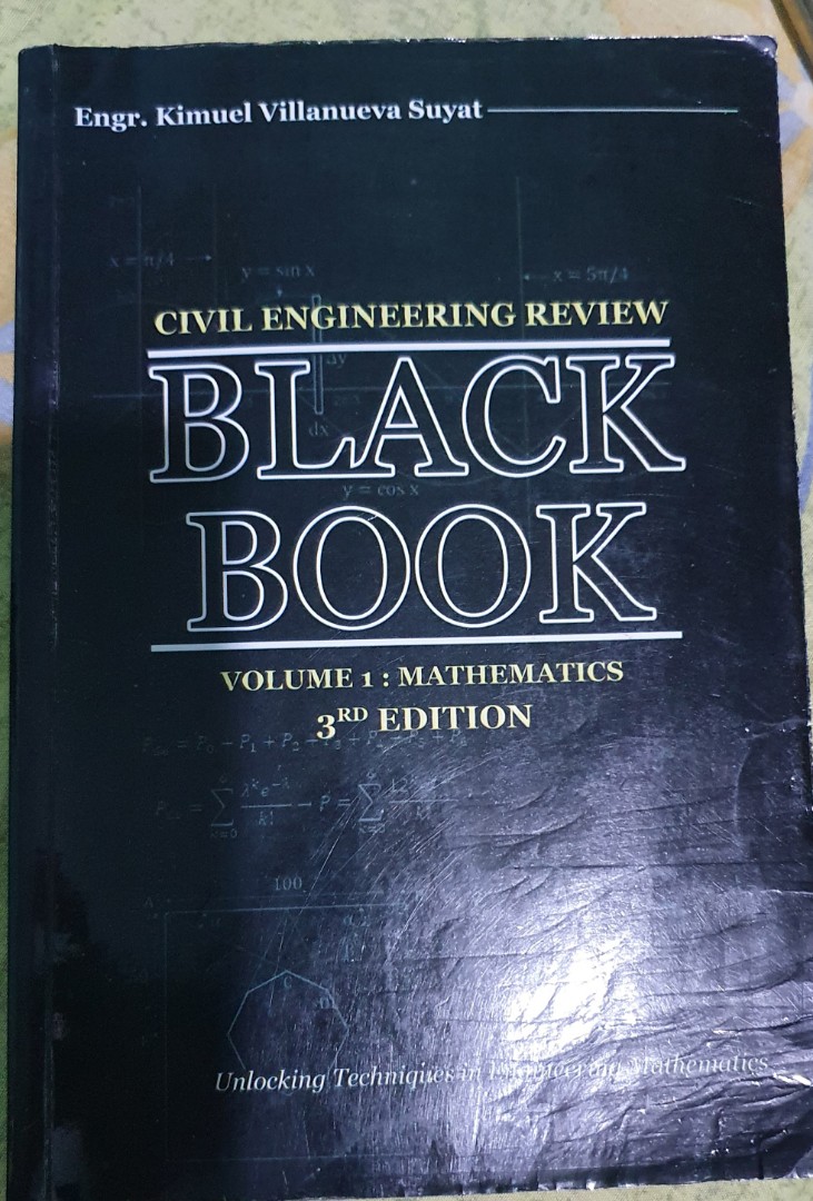 Civil Engineering Book Black Book 3rd Edition Mathematics, Hobbies
