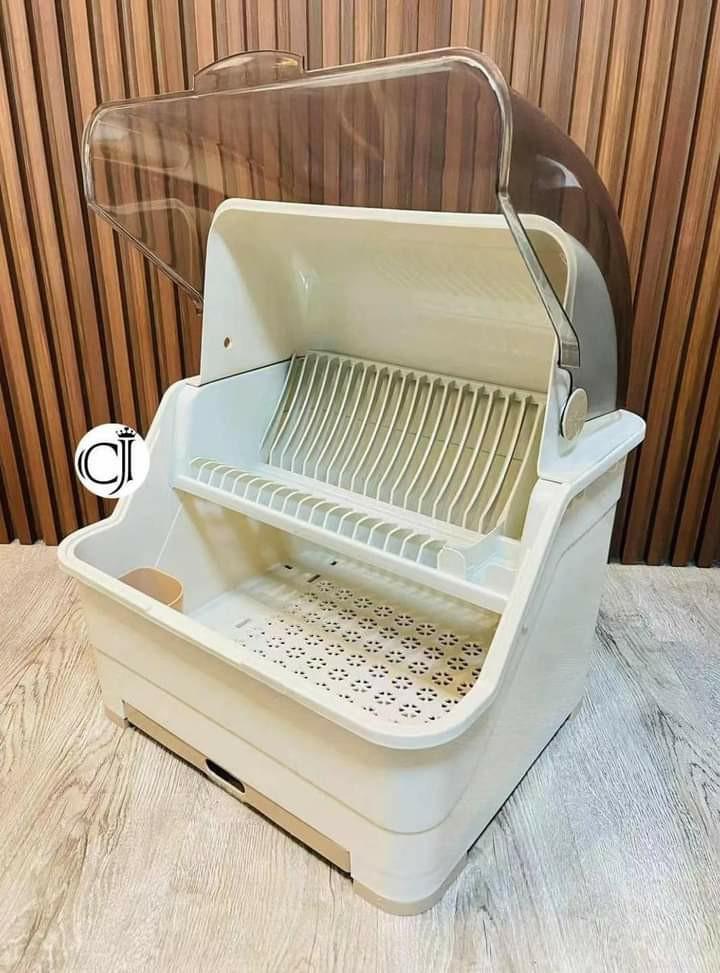 CLEAN CLUB DISH CARRIER / DISH DRAINER (Category: Dishwasher) located in Manila. Submitted by minidivisoria (Listing ID 1163478708, Image 1). Description: 690php :CLEAN CLUB DISH CARRIER / DISH DRAINER 📌Stock No-2205 ✔️Color-beige ✔️Much bigger, More space ✔️Moisture panel to prevent odor ✔️With hygienic drainer tray ✔️Removable dish tray for easy cleaning.
