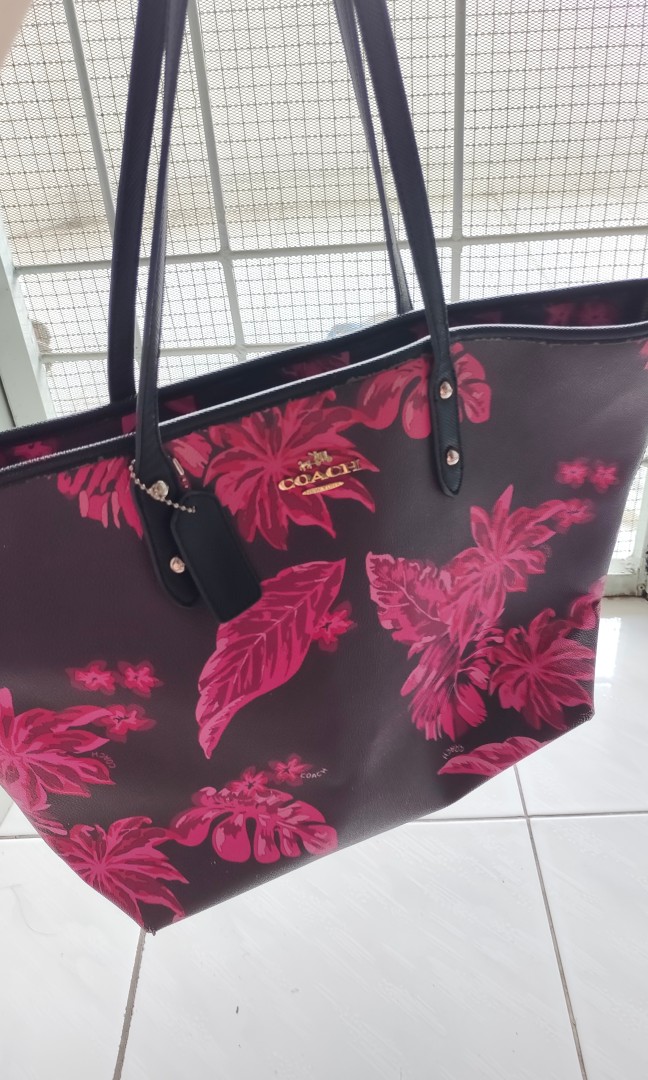 Coach Maxi Tote Bag, Barang Mewah, Tas 