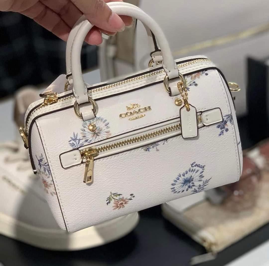 Coach Micro Rowan Bag with Dandelion Floral Print Luxury Bags Wallets on Carousell
