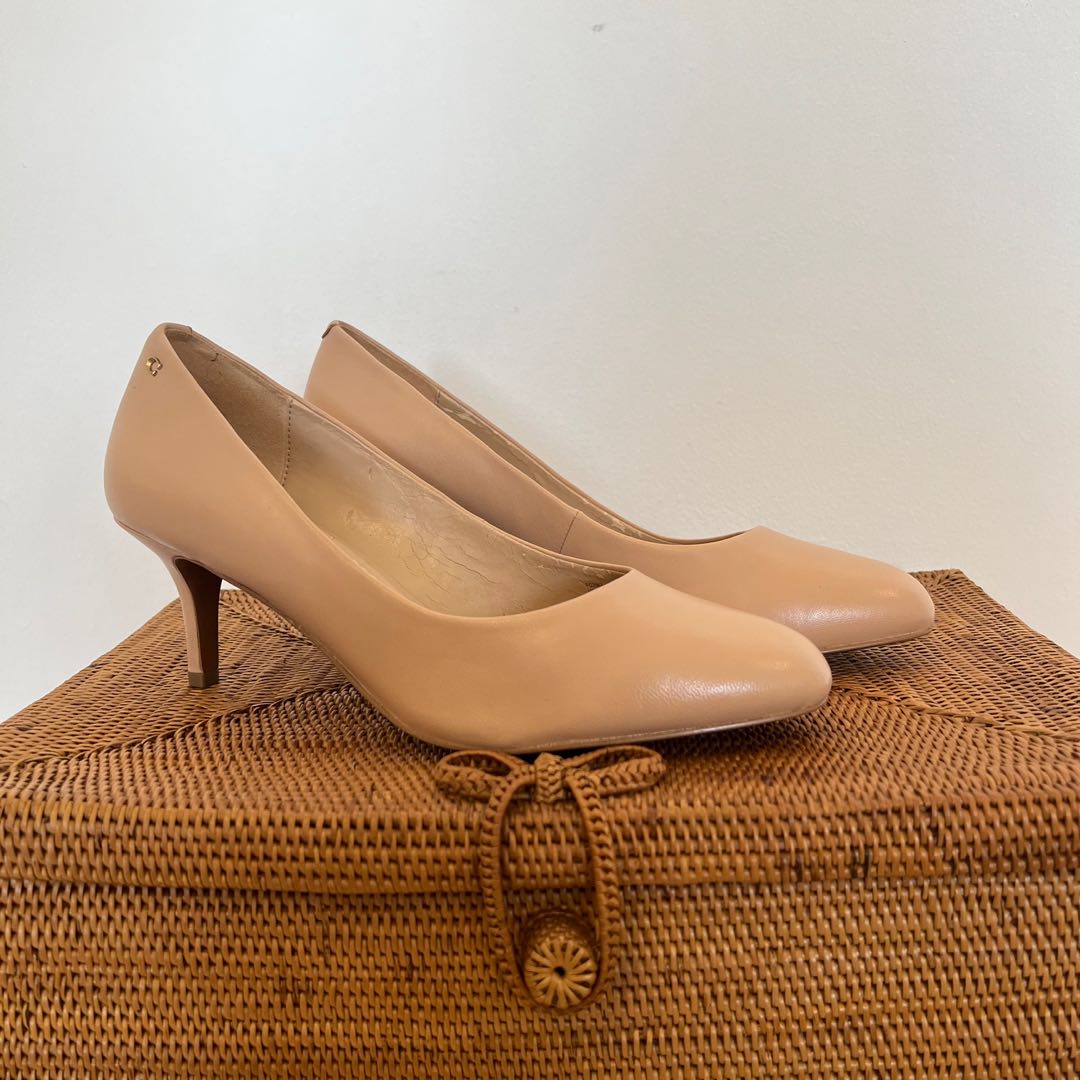 coach nude heels