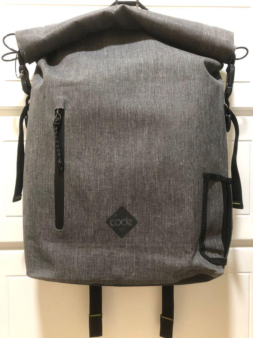 Code 10 Backpack, 男裝, 袋, 背包 Carousell