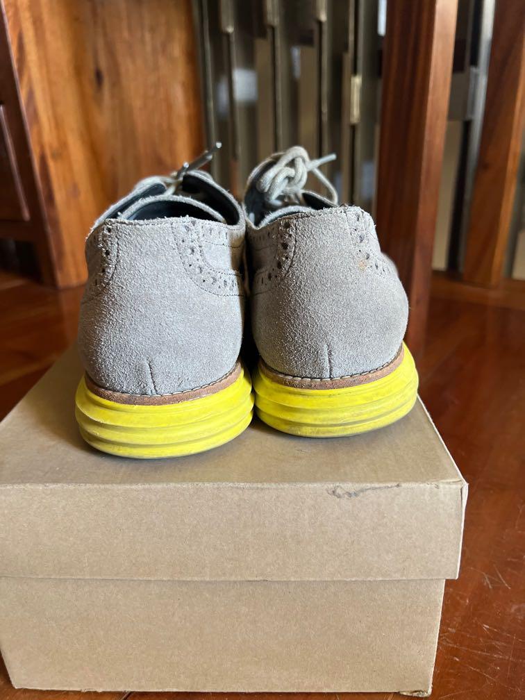 Cole Haan Lunargrand Grey and Yellow Sole, Men