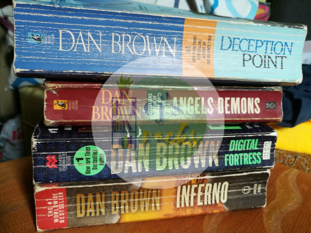 Dan Brown Deception Point Angel's & Demons Digital Fortress Inferno
