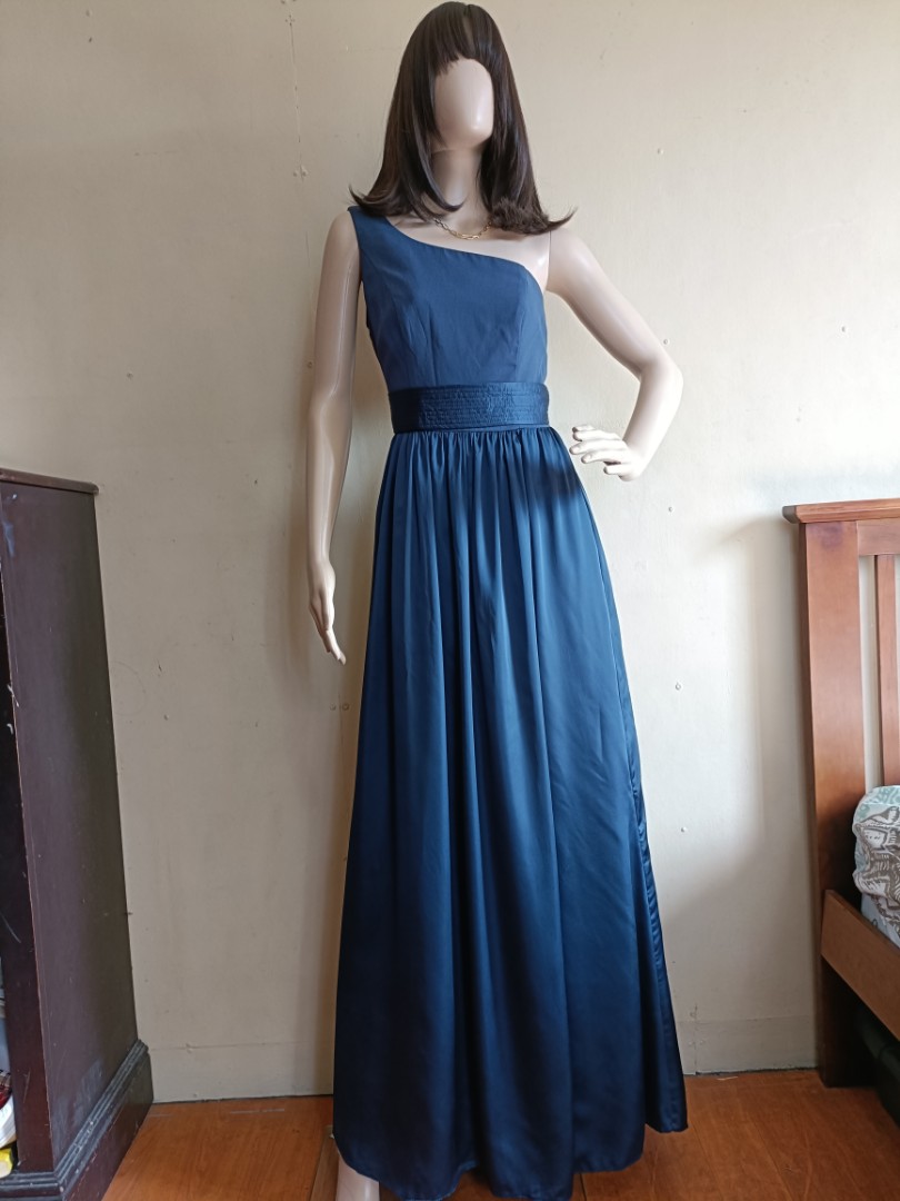 Vera wang midnight blue bridesmaid dress sale