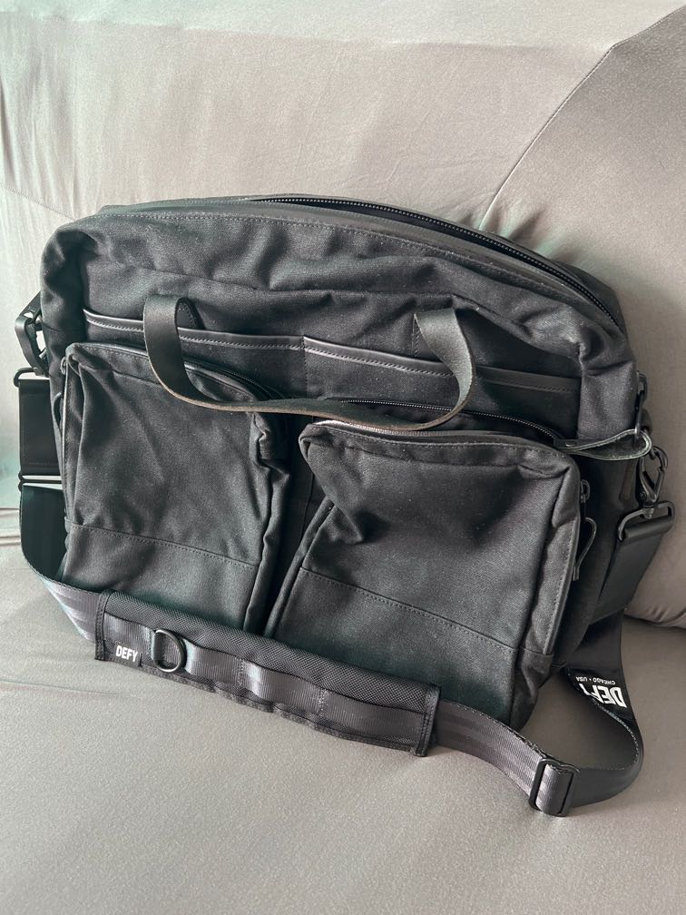 Defy Epic Briefcase Waxed Canvas, Men's Fashion, Bags, Briefcases on