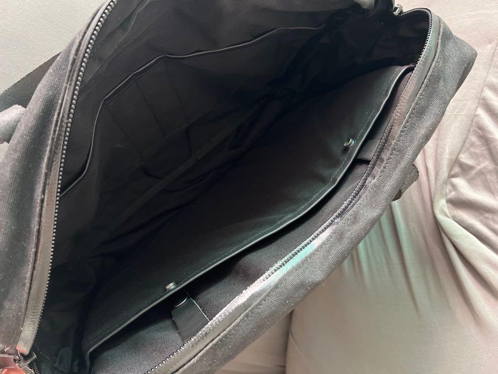 Defy Epic Briefcase Waxed Canvas, Men's Fashion, Bags, Briefcases on